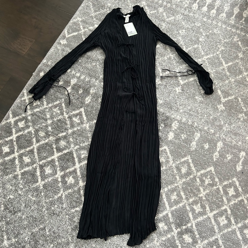 COPY - H&M womens black long sleeve cover up size small NWOT